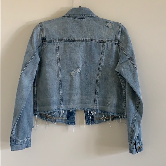 Pistola Can’t Wait Distressed Denim Jacket Small - Picture 7 of 9